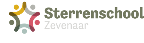 Logo met tekst sterrenschool